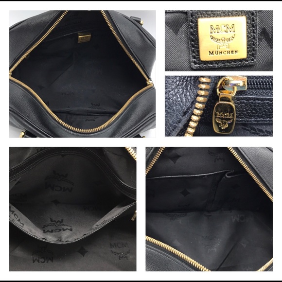 MCM Black Leather Shoulder Bag - Picture 13 of 13